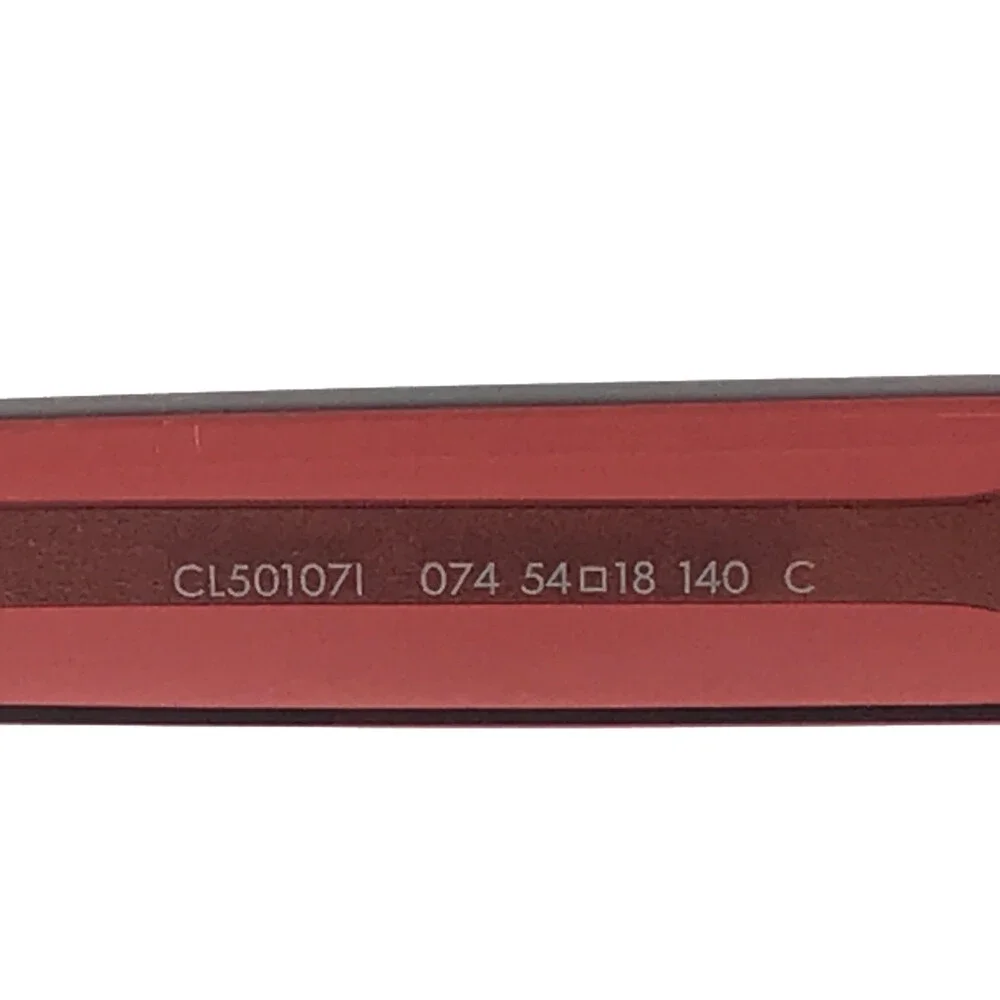 Celine Eyeglasses Frames CL501071 074 Pink Transparent Overized Round 54-18-140